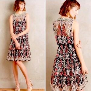 HD in Paris Multicolor Lace Midi Dress